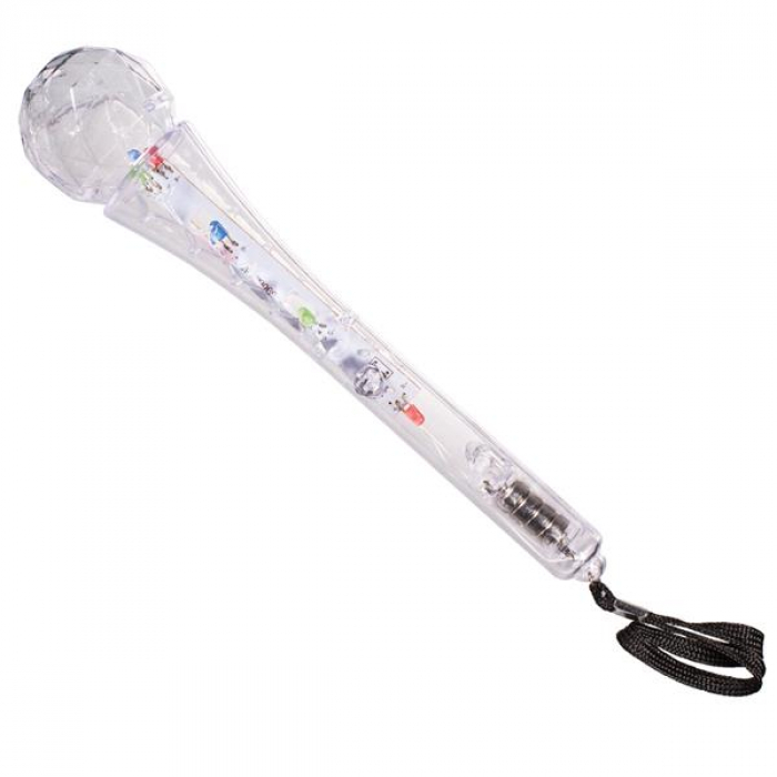 LED Clear Microphones (Per 12 pack)