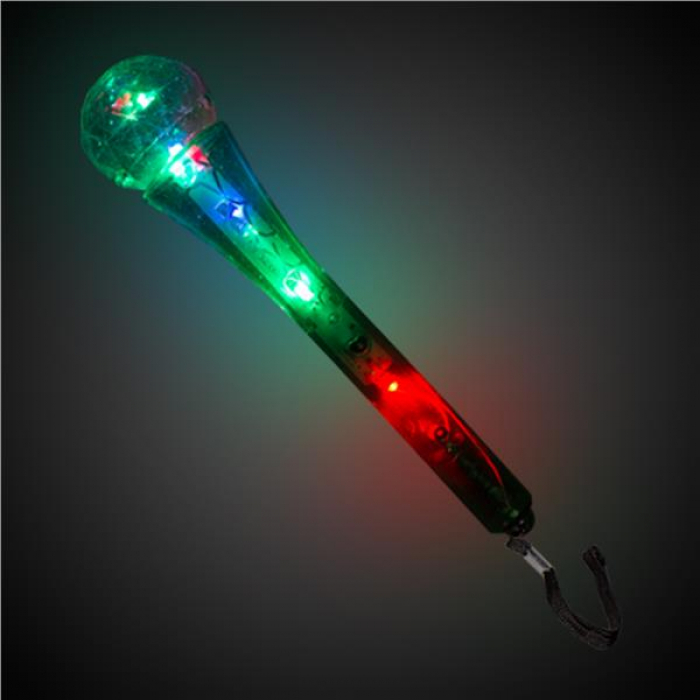 LED Clear Microphones (Per 12 pack)