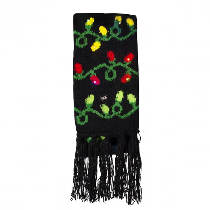 LED Holiday Bulb Scarf