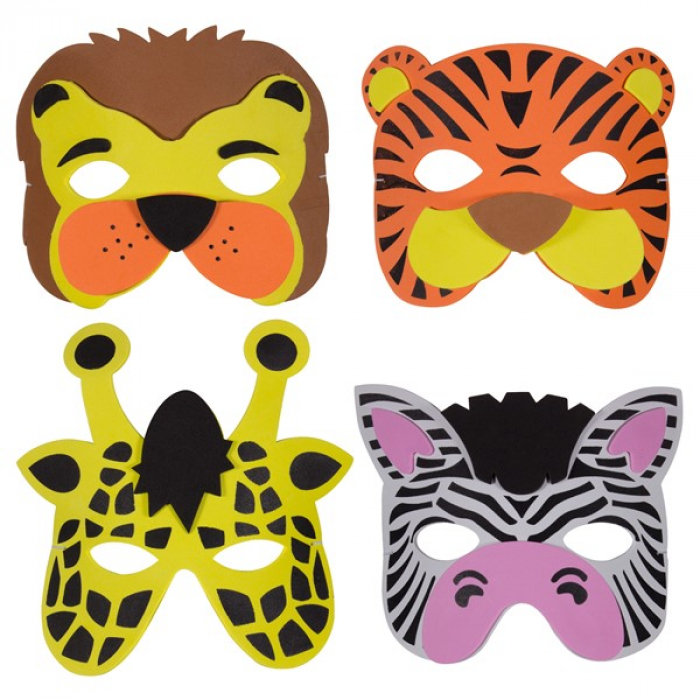 Animal Masks (Per 12 pack)