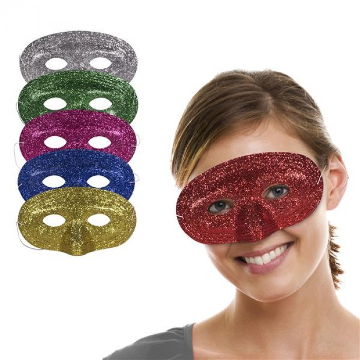 Glitter Half Masks (Per 12 pack)