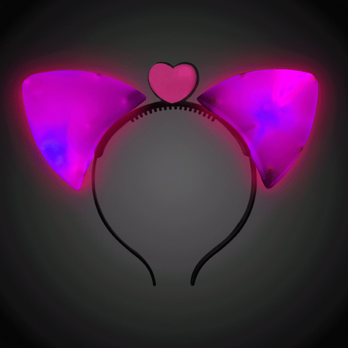 LED Cat Ear Headbands (Per 12 pack)
