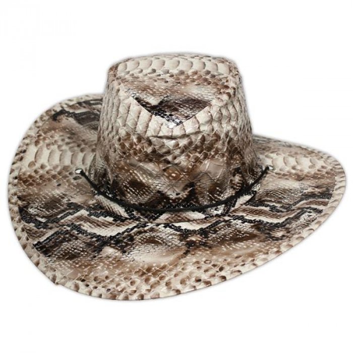 Snake Skin Cowboy Hat