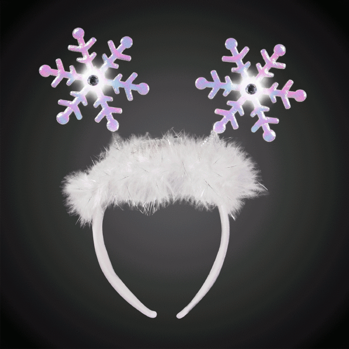 LED Snowflake Headbopper Headband