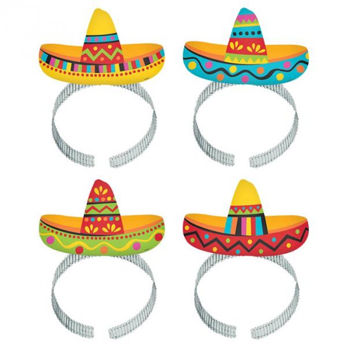 Sombrero Headbands (Per 8 pack)
