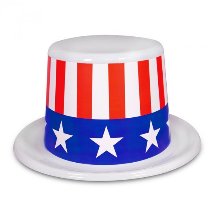 Patriotic Top Hats (Per 12 pack)