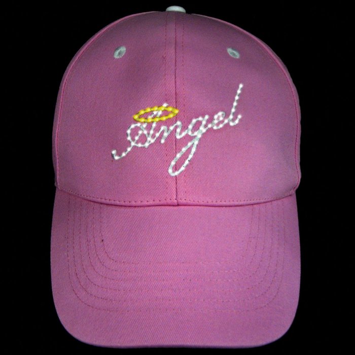 LED Pink Angel Baseball Cap