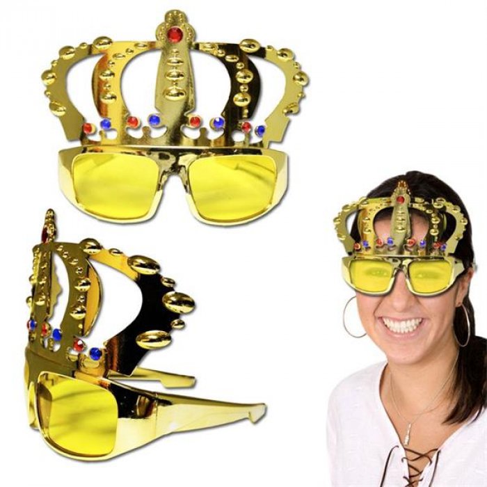 Gold Crown Sunglasses