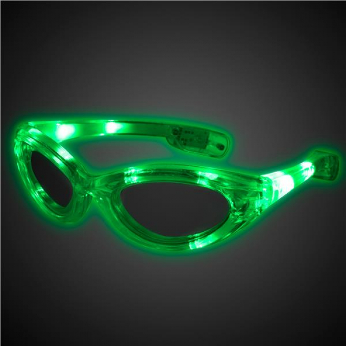 LED Green Sunglasses