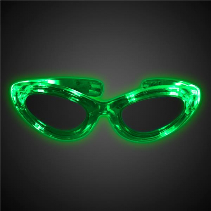 LED Green Sunglasses