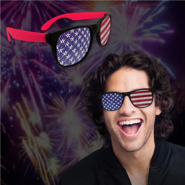 American Flag Party Sunglasses