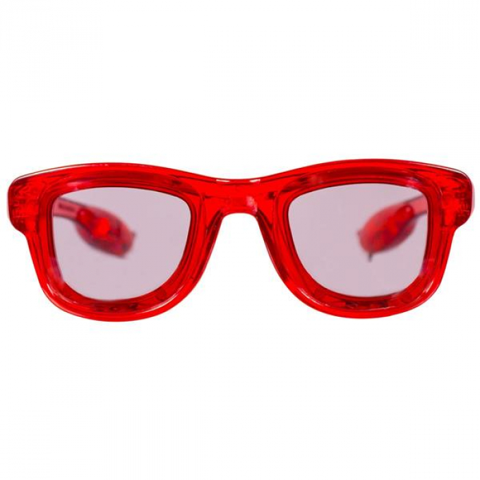 Red LED Retro Sunglasses