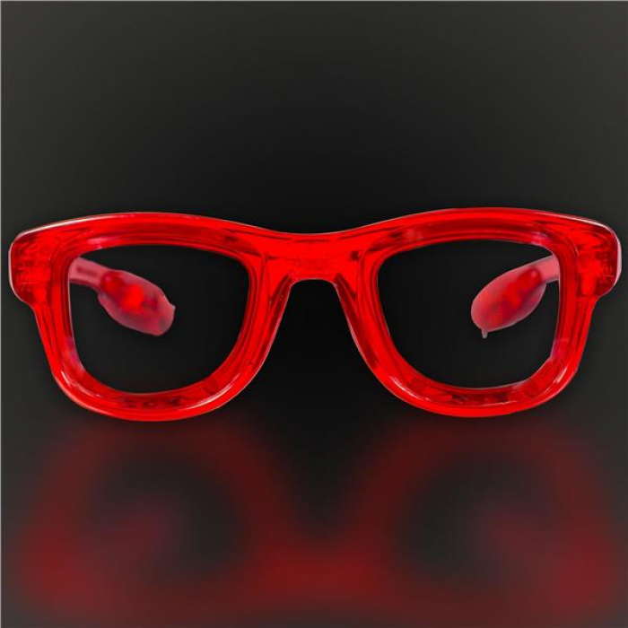 Red LED Retro Sunglasses