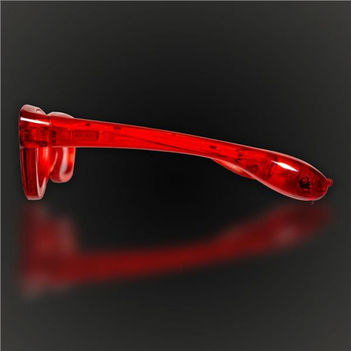 Red LED Retro Sunglasses