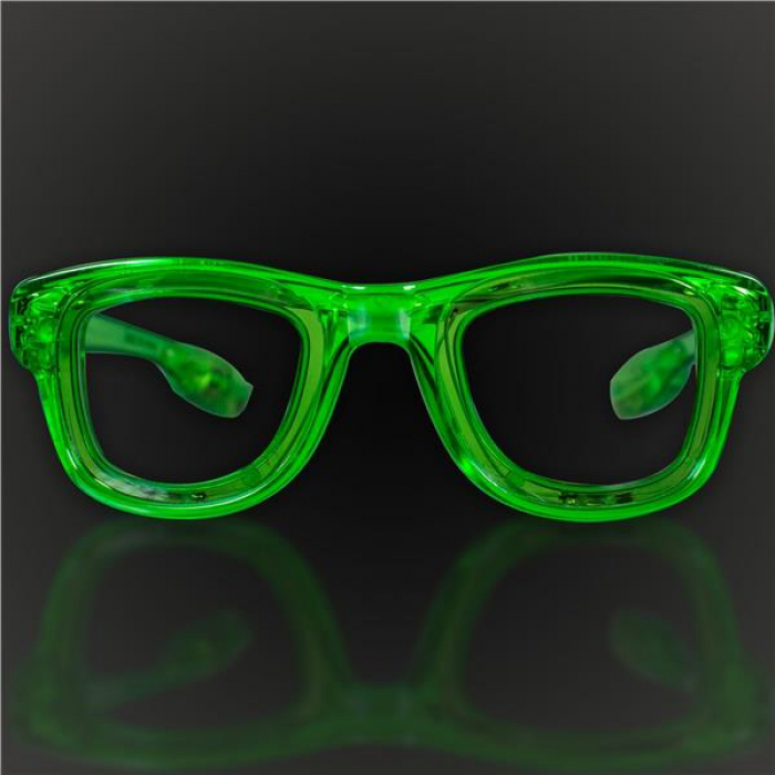 Green LED Retro Sunglasses