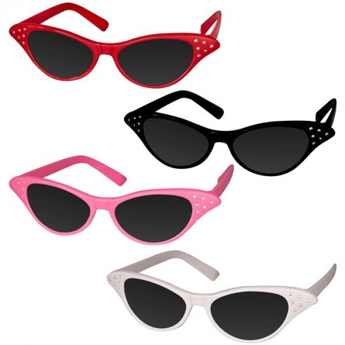 Retro Cat Eye Sunglasses (Per 12 pack)