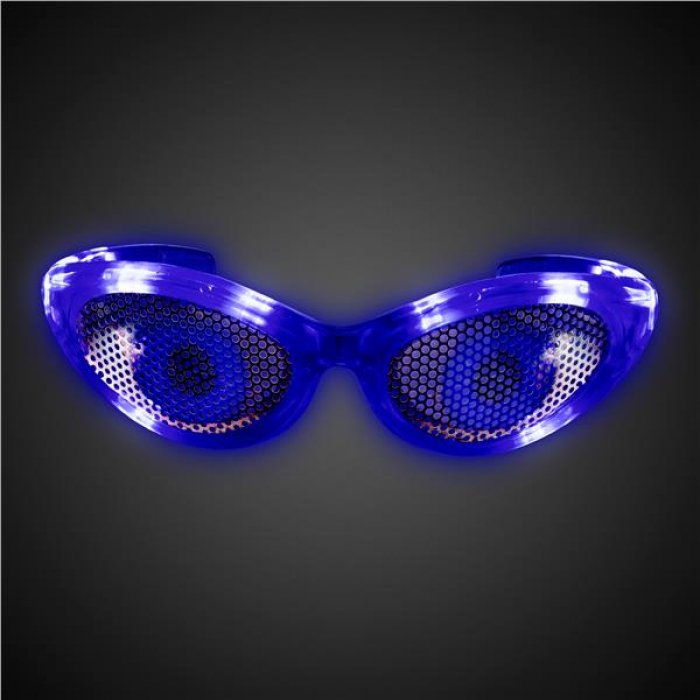 LED Blue Eyes Novelty Sunglasses