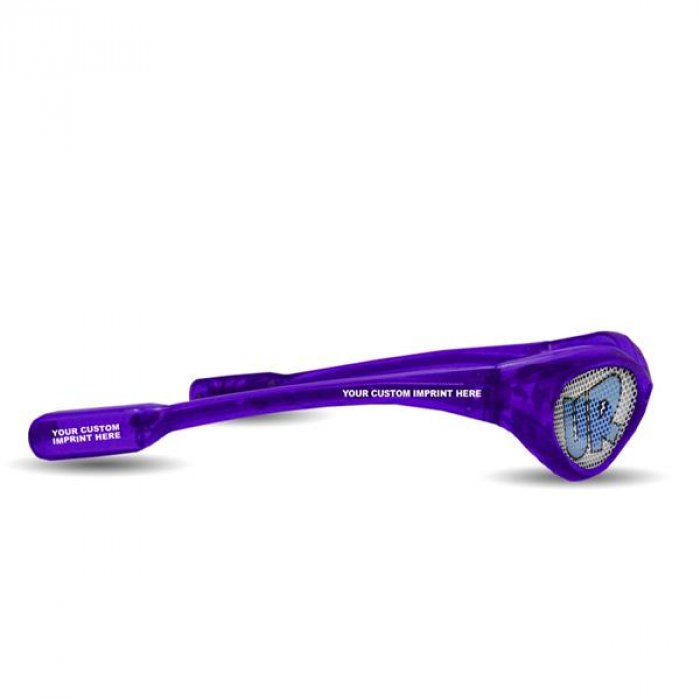 LED Purple Novelty Custom Sunglasses