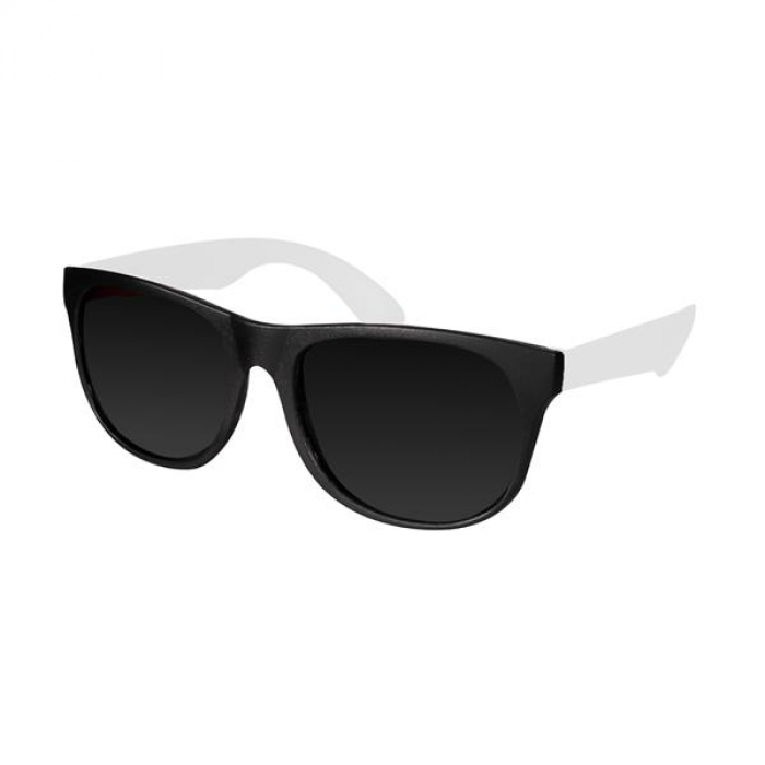 Bright White Retro Sunglasses (Per 12 pack)