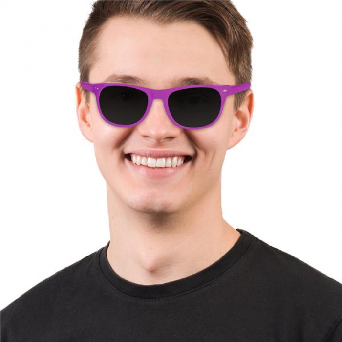 Purple Retro Sunglasses (Per 12 Pack)