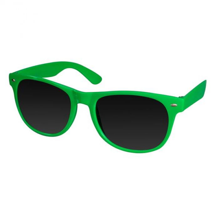 Green Retro Sunglasses (Per 12 pack)