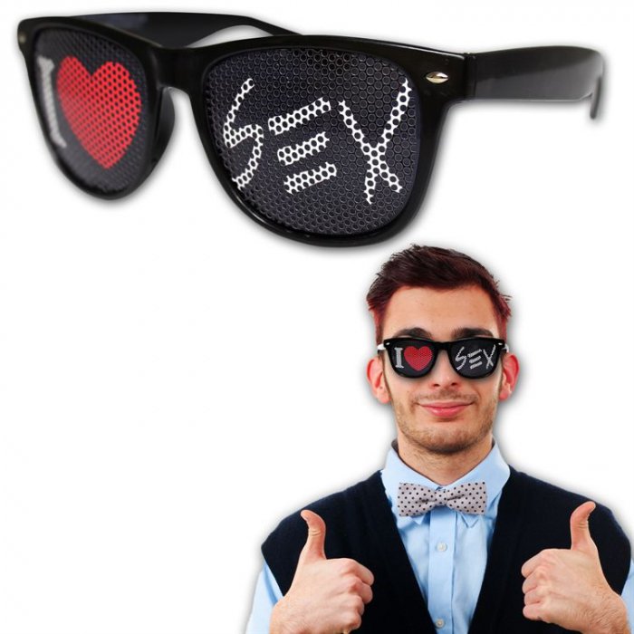 I Love Sex Novelty Sunglasses