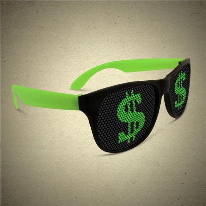 Dollar Sign Novelty Sunglasses
