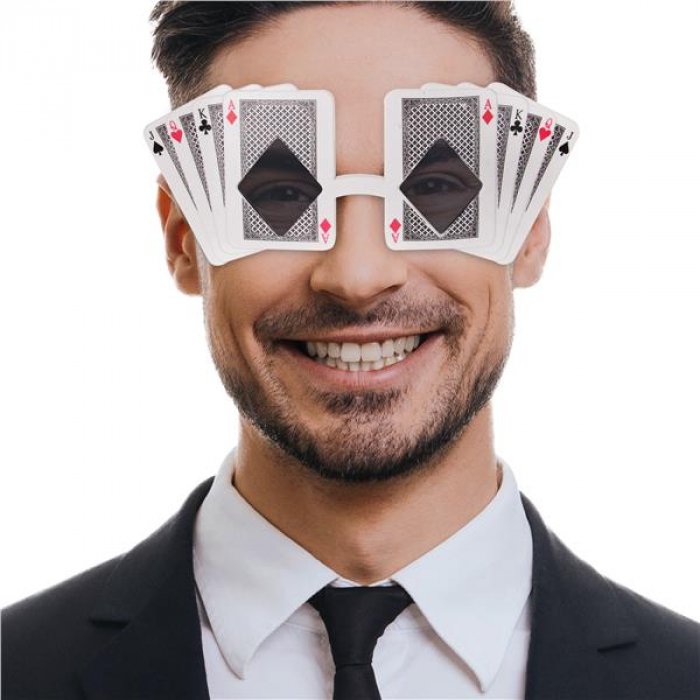 Playing Card Glasses (Per 12 pack)