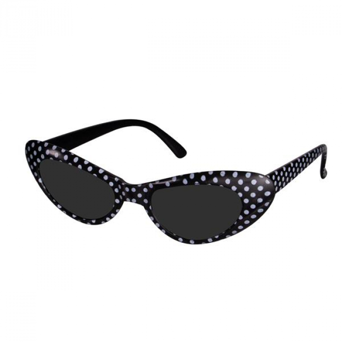 Black Polka Dot Kids' Sunglasses (Per 12 pack)