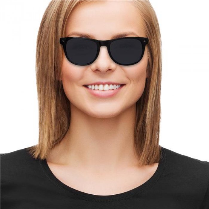 Black Blues Style Sunglasses (Per 12 pack)