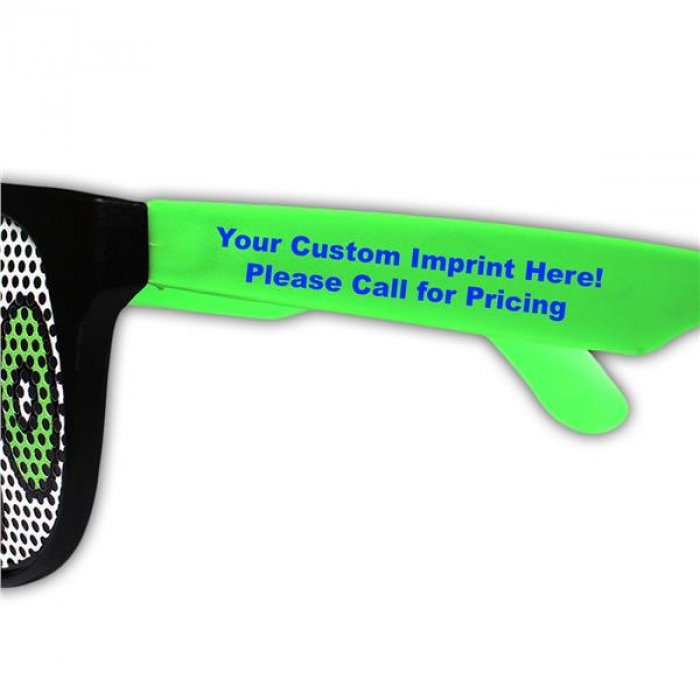 Neon Custom Retro Sunglasses (Per 12 pack)