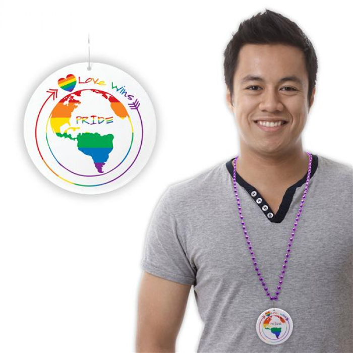 Pride Love Wins Necklaces (Per pack of 12) Pride Love Wins Necklaces (Per pack of 12)