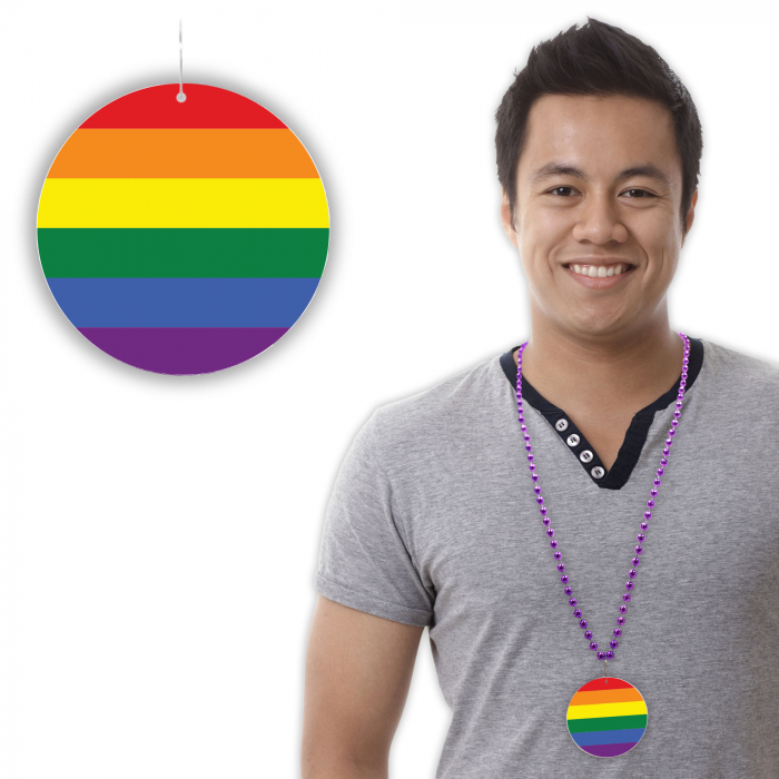 Rainbow Pride Necklaces (Per 12 pack) Rainbow Pride Necklaces (Per 12 pack)