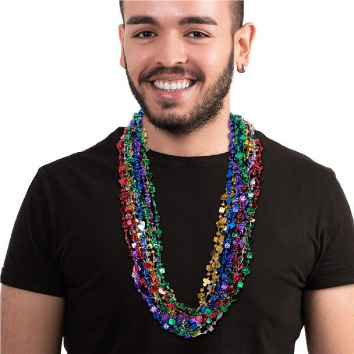 Casino Bead 33"  Necklaces (Per 12 pack)
