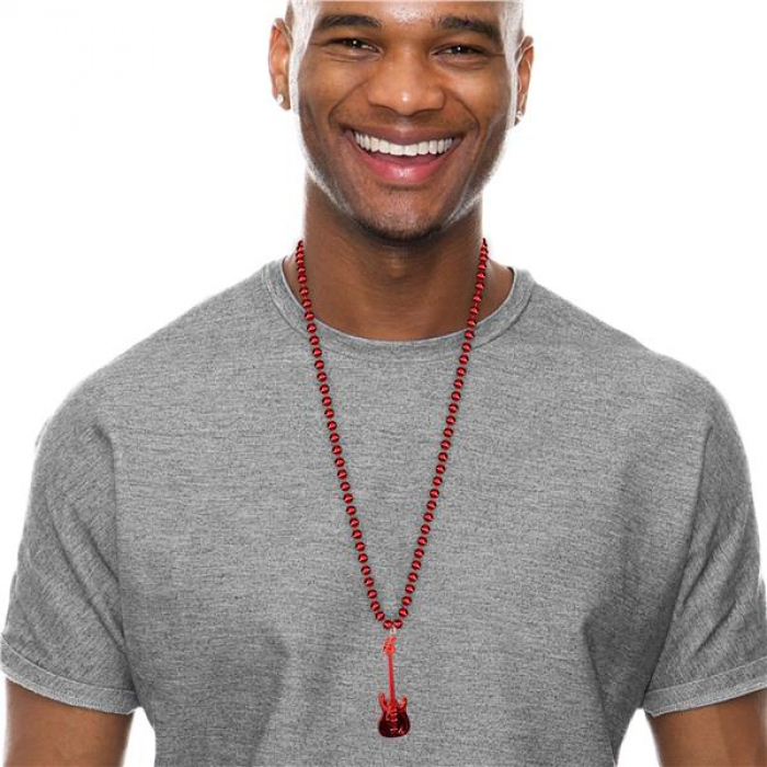 Guitar Bead 33" Necklaces (Per 12 pack)