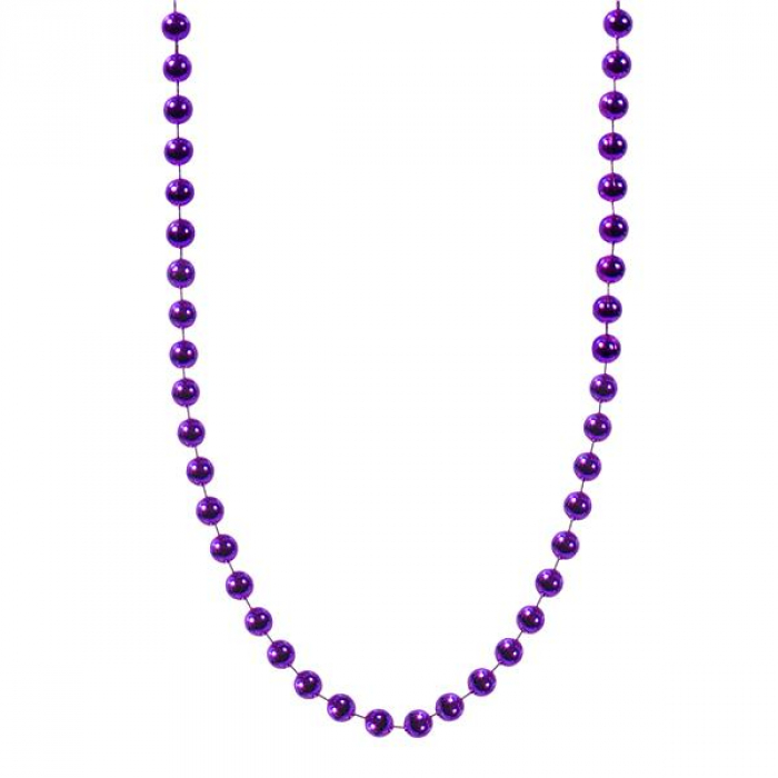 Purple Bead 33" Necklaces (Per 12 pack)