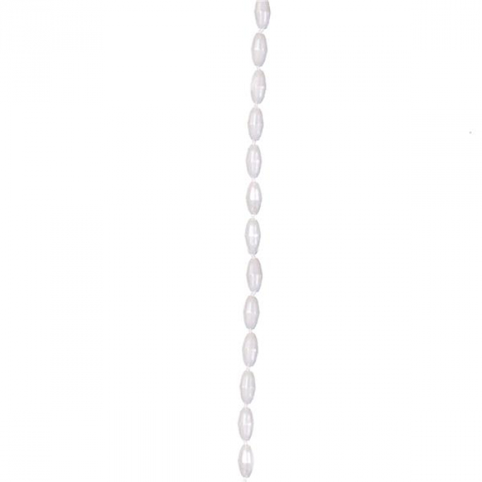 Pearl White 33" Bead Necklaces (Per 12 pack)