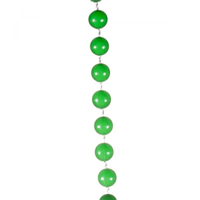 Green 33" 7mm Bead Necklaces (Per 12 pack)