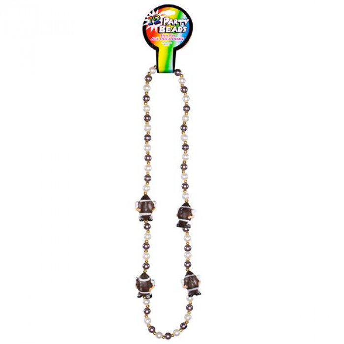 Football Player Bead Necklace