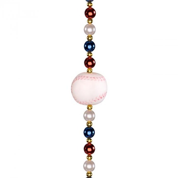 Baseball Bead Necklace