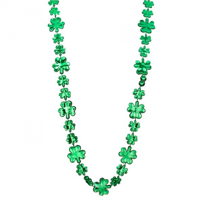 Shamrock Bead Necklaces (Per 12 pack) | GlowUniverse.com