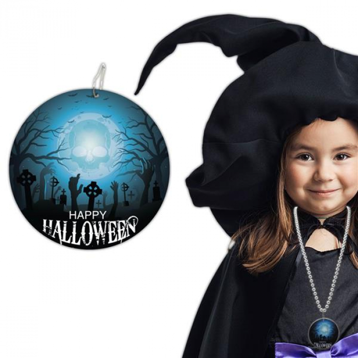 Halloween Cemetery Bead Necklaces (Per 12 pack) Halloween Cemetery Bead Necklaces (Per 12 pack)