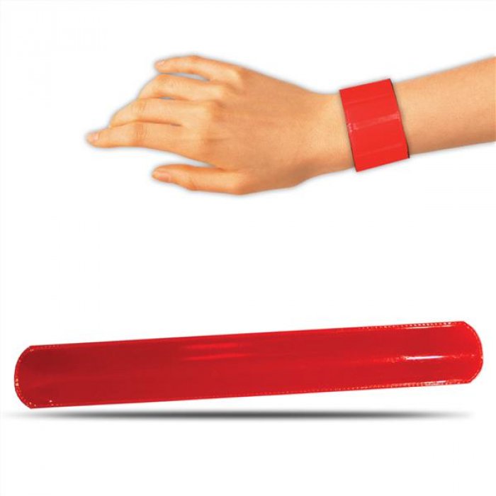 Red Slap Bracelets (Per 12 Pack)