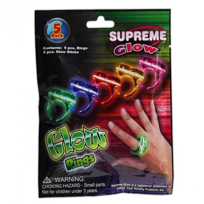 Glow Rings (Per 5 pack)