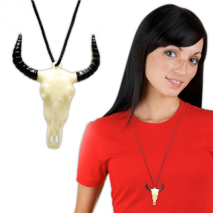 Cow Skull Necklaces (Per 12 pack)
