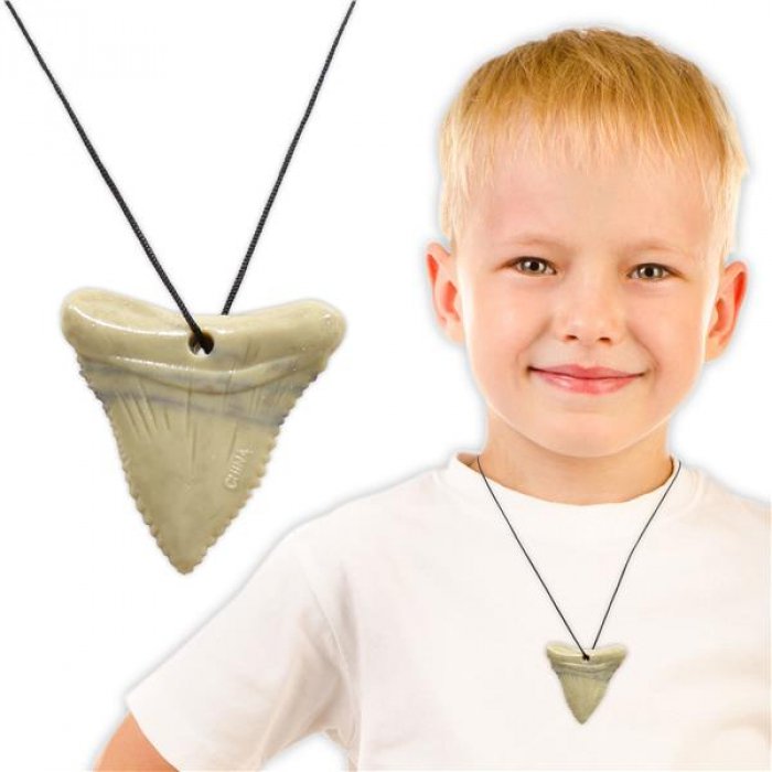 Shark Tooth Lanyard Necklaces (Per 12 pack)