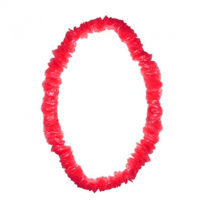 Red Plastic Leis (Per 12 pack)