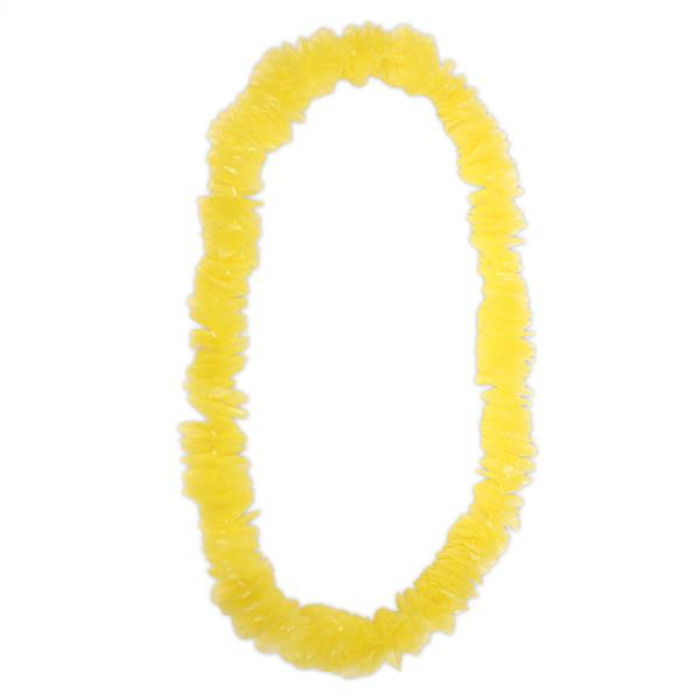 Yellow Plastic Leis (Per 12 pack)
