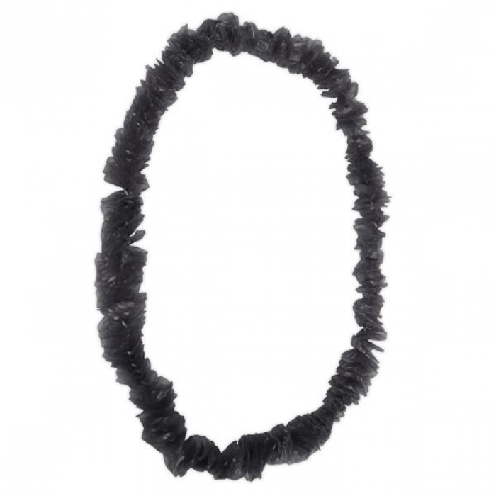 Black Plastic Leis (Per 12 pack)