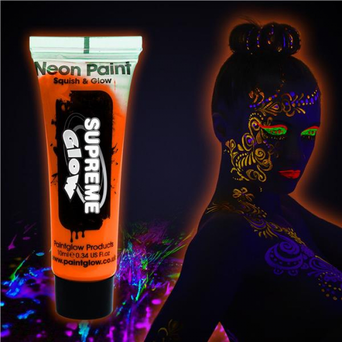 Orange UV Face and Body Paint (Per Piece)